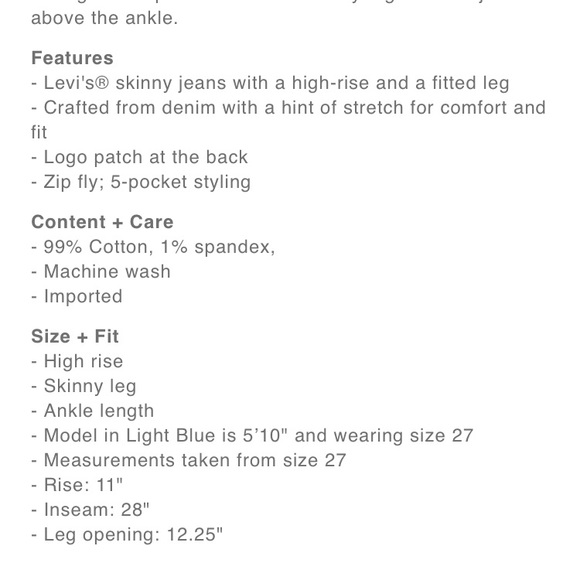 Levi's premium 501 Skinny Jeans 29 straight leg - Picture 11 of 12